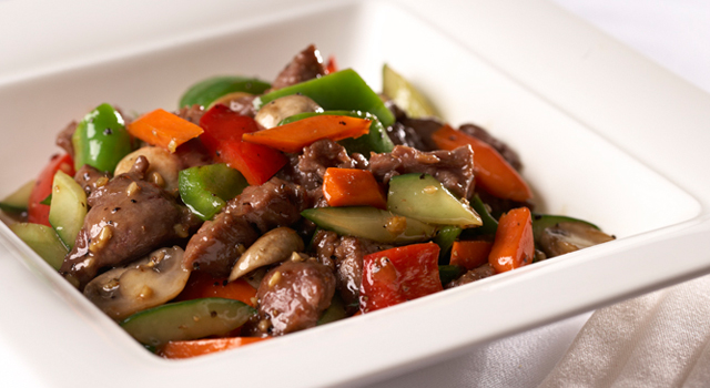 Sautéed Alberta Beef Tenderloin Cubes with Honey and Pepper by Chef Leung Pong Wing