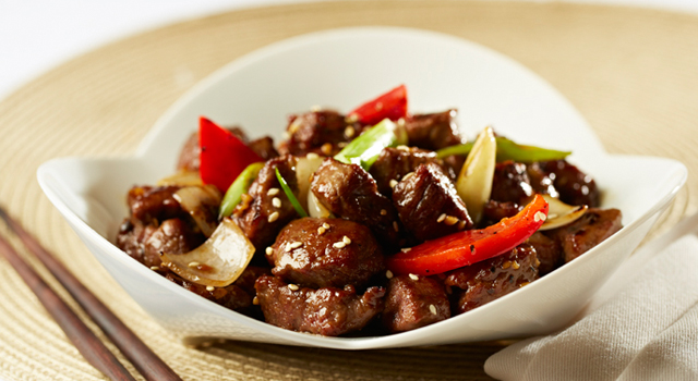 Stir-fried Alberta Beef Tenderloin Cubes with Teriyaki Sauce by Tony Wu